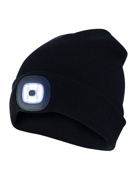 Velamp-CAP01-Gorro con luz LIGHTHOUSE gris