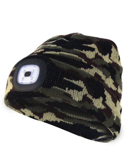 Velamp-CAP01-Gorro con luz LIGHTHOUSE gris
