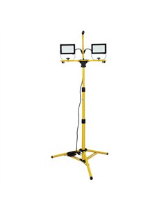 STAK-ST748NG-Proyector LED de 2x50W. Trípode, cable de 3 m H05RN-F 3G1.0mm2