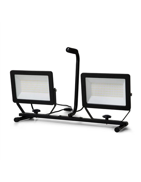 STAK-ST755NG-2 Focos LED sobre Trípode, 2 x 100W, 17.000 Lumen Cable 3m, IP65 MINOS