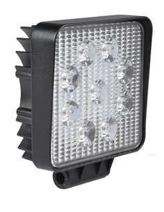 STAK-ST350-Luz de trabajo cuadrada de 12/24 V, 27 W y 1800 lúmenes, IP67