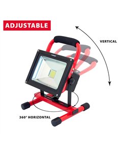 Velamp-IR867-Worklight LED COB 20W recargable CYCLOP 2