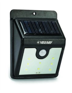 Velamp-SL212-Aplique solar de pared de 200 lúmenes con detector de movimiento DORY
