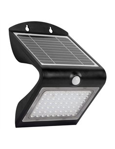 Velamp-SL237-Aplique LED de 4 W (500 lm) con carga solar y sensor de movimiento COLOMBA