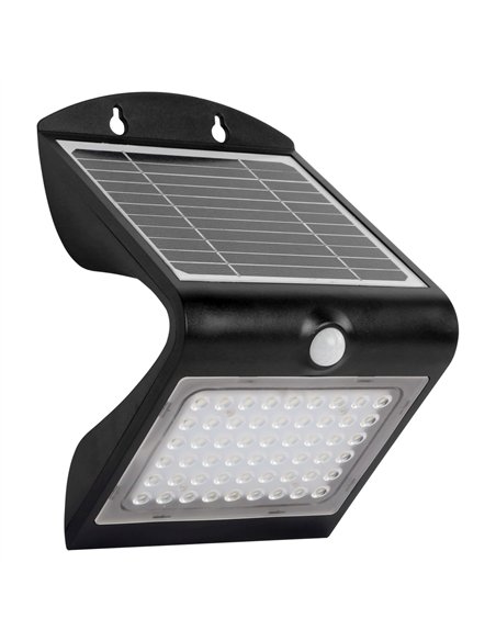 Velamp-SL237-Aplique LED de 4 W (500 lm) con carga solar y sensor de movimiento COLOMBA