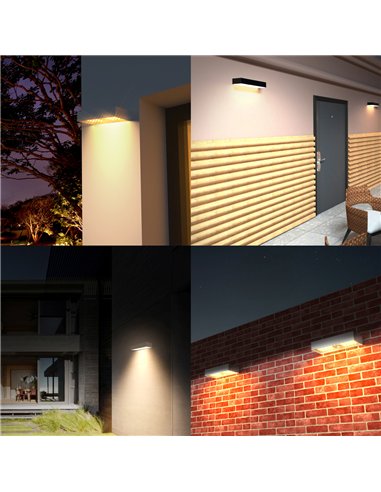 Velamp-SL247-Aplique de pared TEGEL (negro)