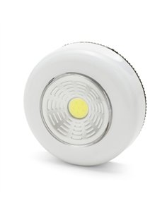 Velamp-IL12-Mini lámpara LED de un toque redonda con acabado en aluminio MINIPUSHLIGHT