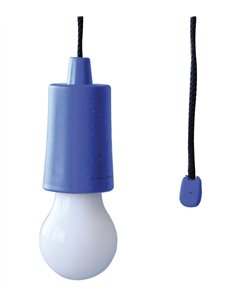 Velamp-IL84-B-Bombilla LED con interruptor de cadena RETRO (azul)