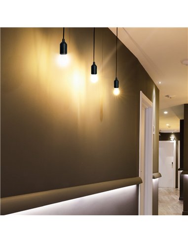 Velamp-IL84-F-Lámpara de filamento LED 2700K con interruptor de cable FILAMENTORETRO