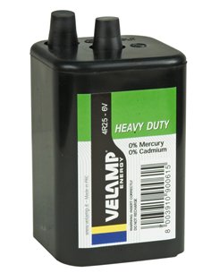 Velamp-4R25/1B-Pila salina de 6V 4R25