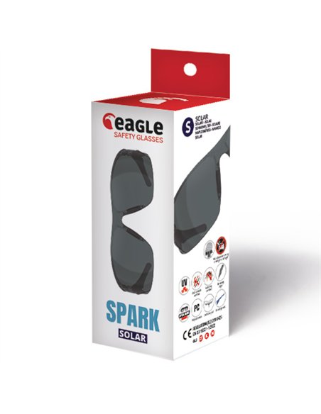 Eagle-SPSUNHW-Gafas de seguridad SPARK con lente solar