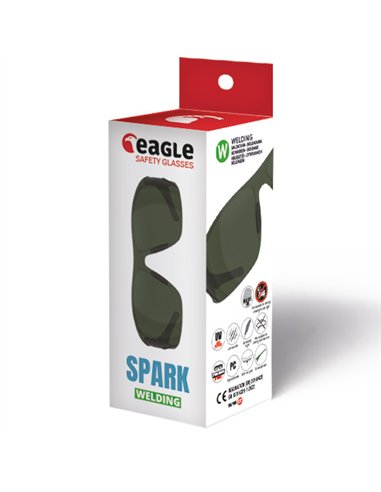 Eagle-SPIR5HW-Gafas de seguridad SPARK con lente para soldadura