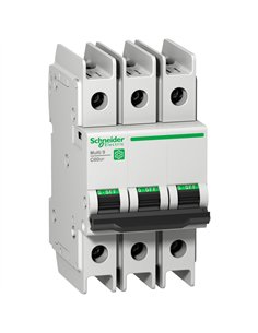 SCHNEIDER C60N 3-pole 6A type D circuit breaker, UL489.
