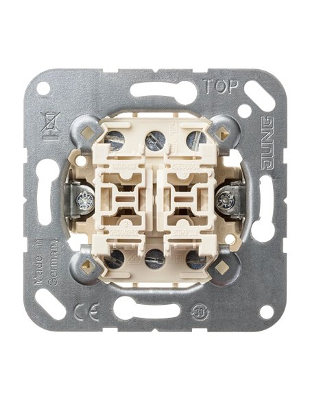 Double switch 10A JUNG 509 U