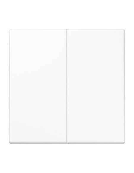 Double key for switch or button WHITE JUNG LS 995 WW