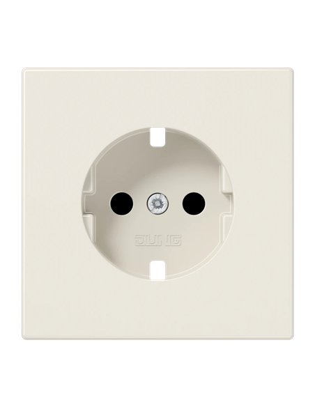 Copri base spina schuko 2P + TT IVORY JUNG LS 1520 KI PL