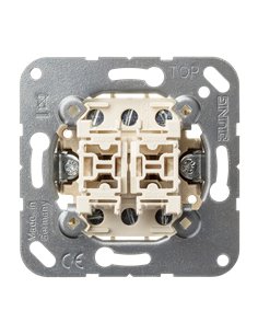 Double push button switch mechanism 10AX 250V JUNG 539U