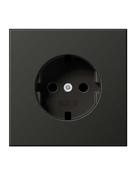 Coperchio base spina Schuko 2P + TT ANTRACITA JUNG LS AL 1520 KI PL AN