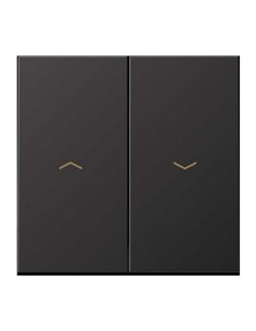 Double key for switch or shutter button DARK JUNG AL 2995 PD