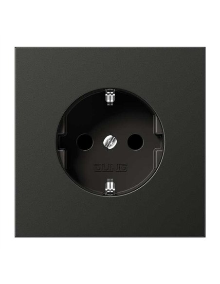 Prise Schuko 16A 250V anthracite JUNG AL1521KIAN