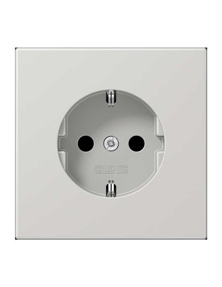 Schuko socket outlet 16A 250V gray JUNG LS1521KILG