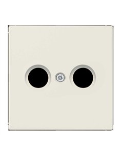 Cover for TV socket IVORY JUNG LS 990 TV