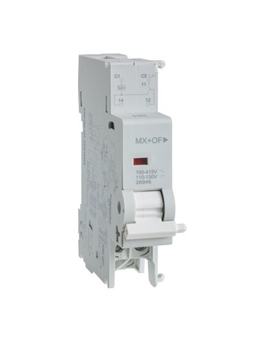 Interruttore SCHNEIDER MULTI9, 100-415 V CA, 110-130 V CC, elevata affidabilità.
