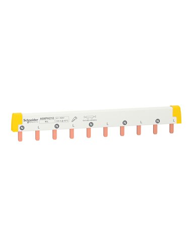 SCHNEIDER K60N 2P Pettine con 10 moduli e specifiche tecniche ID.