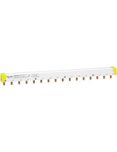 Peigne SCHNEIDER K60N 4P avec 16 modules et conception compacte pour un usage professionnel.