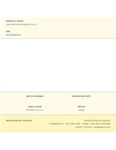 Cinta metrica magnética 2 m 2