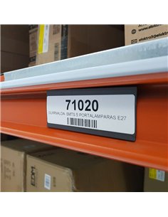 Iman para etiquetas estanteria 10,5 x 4,0 cm 2