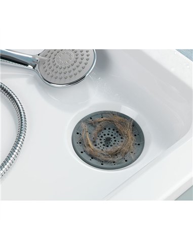 Filtro de desagüe de silicona sava, gris 53011100 wenko
