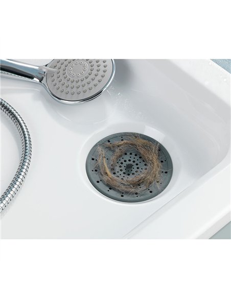 Filtro de desagüe de silicona sava, gris 53011100 wenko