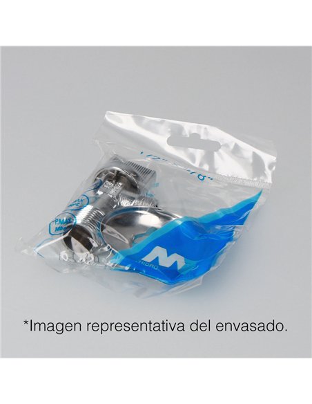Válvula escuadra larga ø½ x 3/8 pulg