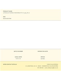 Latiguillo flexible inoxidable m-h ½ pulg, 30 cm 2