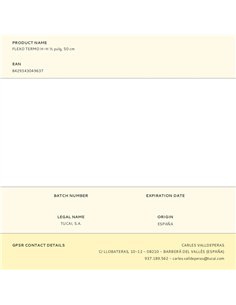 Flexo termo h-h ½ pulg, 50 cm 2