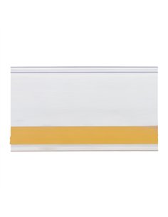 Etiquetero portaprecios adhesivo transparente, 70 x 40 mm 2