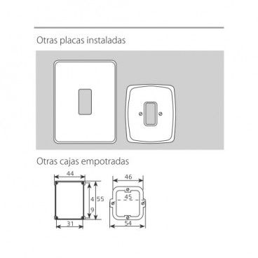 Quadro 1 elemento estreito PRATA BJC Rehabitat 16661-PL (Estrela)