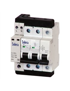 Magnetotermico 1p+n 40a + protector sobretensiones permanente y transitorio c 10ka 230vca