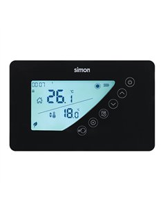 Termostato digital con programación semanal, negro 2
