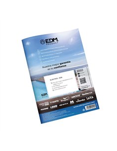 Pack 10 hojas con 8 etiquetas 105x74mm apli din a4 2
