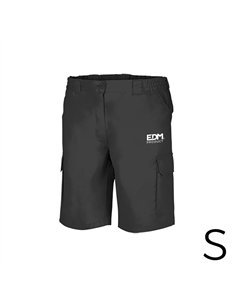 Bermuda negra talla-s serigrafiada