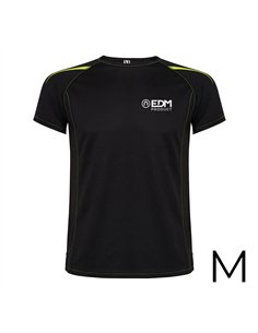Camiseta deportiva negra talla-m roly