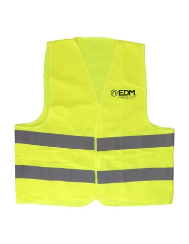 Chaleco reflectante amarillo talla adulto