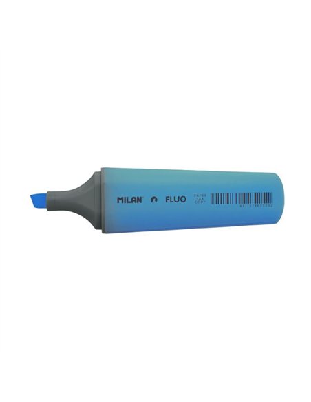 Marcadores fluorescentes color azul, caja de 12 uds