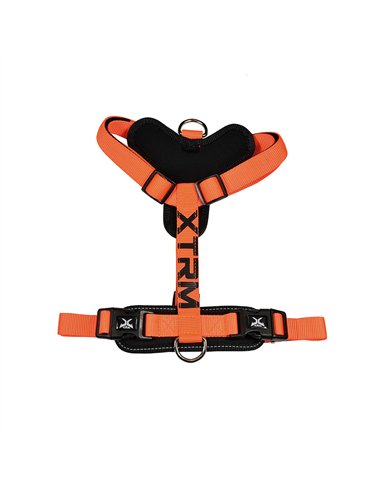 Arnés x-trm cronos neon flash 60-100 x 2,5 cm naranja