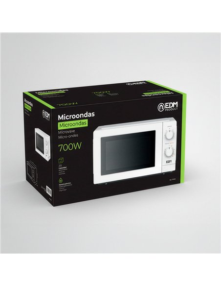 Microondas 700 w blanco 20 l
