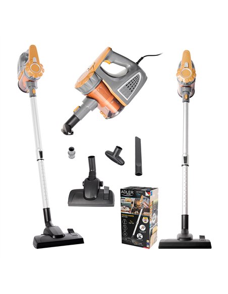 Aspiradora escoba ad 7036 con cable, sin bolsa, 800 w