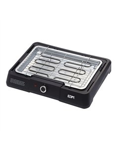 Barbacoa eléctrica negra, 2200 w