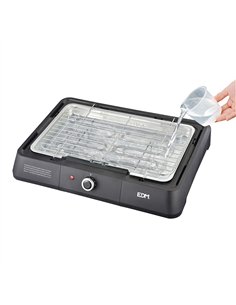 Barbacoa eléctrica negra, 2200 w 2